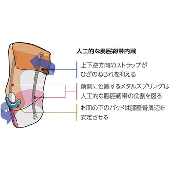 ラップアラウンド ニースタビライザー ミューラージャパン