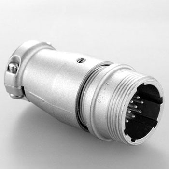 パネル対電線/電線中継接続用丸型コネクタ SRCNシリーズ ケーブル中継用レセプタクル JAE(日本航空電子工業)