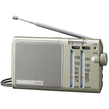 高感度ラジオ Fm Am 2バンドレシーバー Rf U155 パナソニック Panasonic ポータブルラジオ 通販モノタロウ Rf U155 S