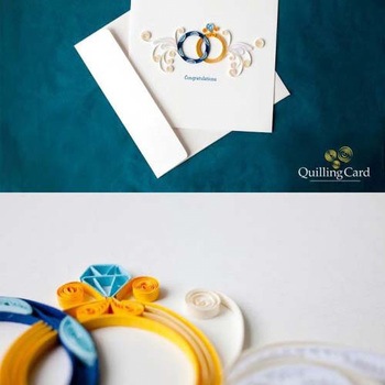 グリーティングカード Quilling Card(クイリングカード)