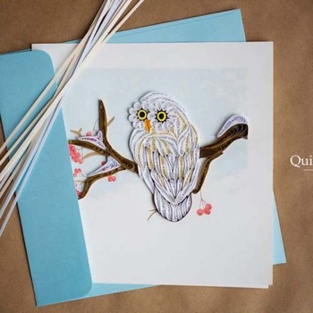 グリーティングカード Quilling Card(クイリングカード)