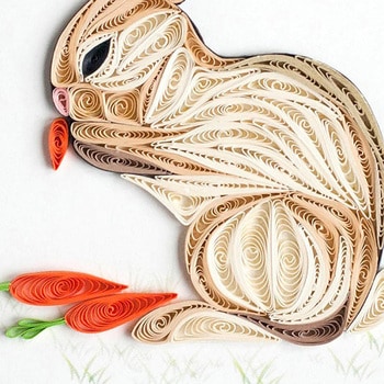 グリーティングカード Quilling Card(クイリングカード)
