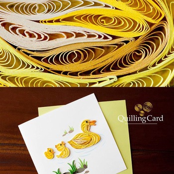 グリーティングカード Quilling Card(クイリングカード)