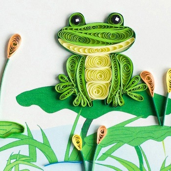 グリーティングカード Quilling Card(クイリングカード)