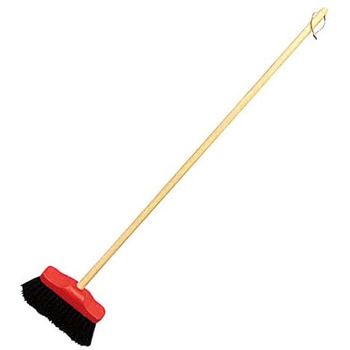 赤いヘッドのデッキブラシ Redecker(レデッカー)