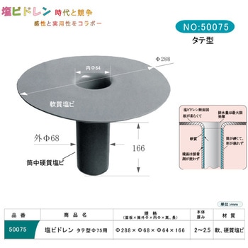 塩ビドレン タテ型 孫悟空ドレン