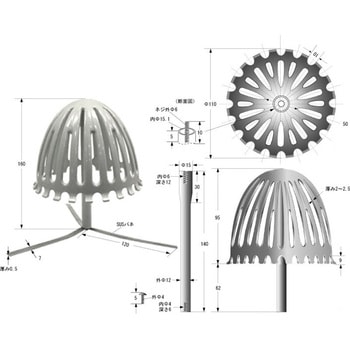 ストレーナーキャップ A型 孫悟空ドレン