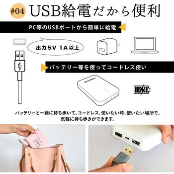 enetanpoX/ET-06エネタンポ薄型USBホットマットミニ電気マット 大河商事