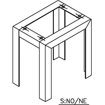 10型消火器用標準架台 (スチール製) 初田製作所