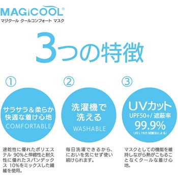 UVカット布マスク クールコンフォートマスク MAGICOOL