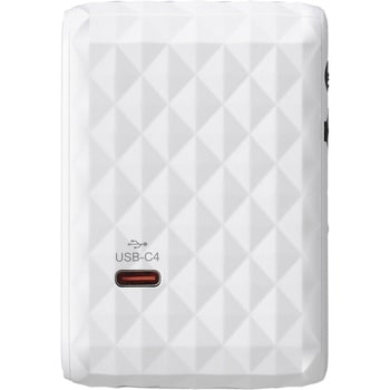 海外用マルチ変換プラグPD70W付白 YAZAWA(ヤザワコーポレーション)