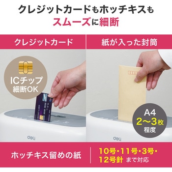 静音A4サイズ据え置型シュレッダー Deli
