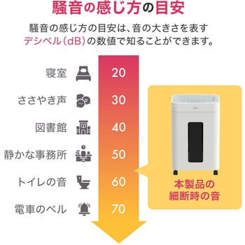 静音A4サイズ据え置型シュレッダー - Deli