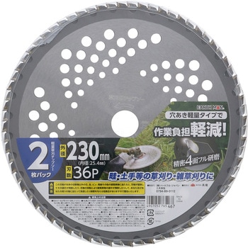 軽量草刈チップソー 2枚パック EARTH MAN