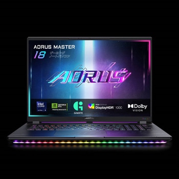 AORUS MASTER 18(Intel Core Ultra 9/RTX5090/DDR5 32GBx2/Gen4 1TB+Gen4 1TB/Win11 Pro/英語配列) GIGABYTE(ギガバイト)
