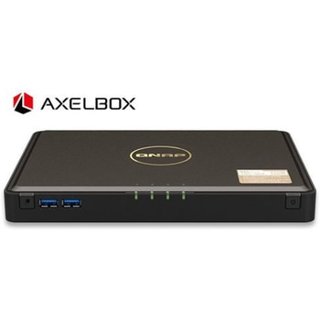AXELBOX TBS-464-8G SSD 搭載モデル (B5サイズ薄型モデル NAS SSD x4本) QNAP