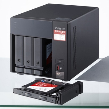 AXELBOX TS-473A-8G SSD 4TB搭載モデル(タワー型 NAS SSD1TBx4本) QNAP