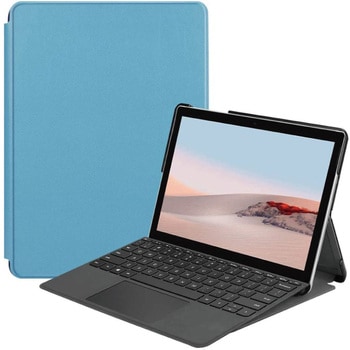 Microsoft Surface Go3/Go2/Go対応 フラップケース ライトブルー エムディーエス