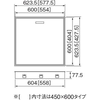 高気密型床下点検口 (標準型450×600mm)  SPF-R4560C-IV