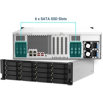 QNAP NAS HDDレス ラックマウント型 - QNAP