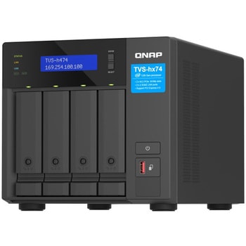 TVS-h474-PT-8G 40TB搭載モデル(タワー型 NAS HDD10TBx4個搭載) QNAP