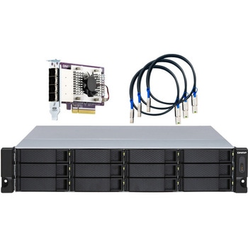 USB JBODストレージエンクロージャーNAS 12ベイ ラック TL-R1200S-RP QNAP