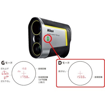 ゴルフ用レーザー距離計 COOLSHOT 50i GII Nikon(ニコン)