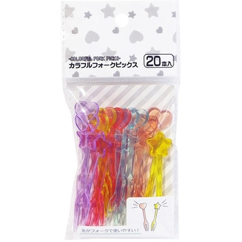 カラフルフォークピックス 20本 まるき