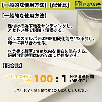 FRPポリエステルパテ PROST's