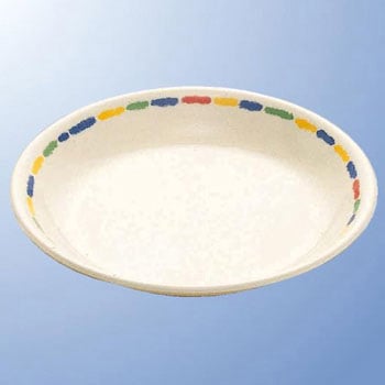 メラミン食器 クレヨン 平皿 マルケイ(国際化工)