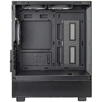 SilverStone ミニタワーケース Lucid 04 印象的な270°視野角を有するパノラマ効果のMicro-ATXケース SST-LD04-B-ARGB SILVER STONE(シルバーストーン)