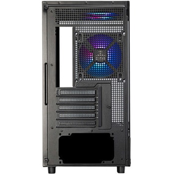 SilverStone ミニタワーケース Lucid 04 印象的な270°視野角を有するパノラマ効果のMicro-ATXケース SST-LD04-B-ARGB SILVER STONE(シルバーストーン)