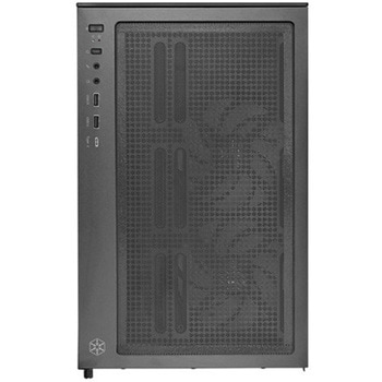 SilverStone ミニタワーケース Lucid 04 印象的な270°視野角を有するパノラマ効果のMicro-ATXケース SST-LD04-B-ARGB SILVER STONE(シルバーストーン)