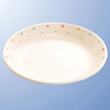 メラミン食器 ブロック 平皿 マルケイ(国際化工)
