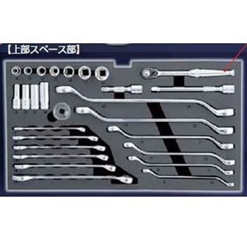 9.5SQ スターターツールセット レッド 46pcs Autobahn