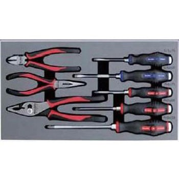 9.5SQ スターターツールセット レッド 46pcs Autobahn