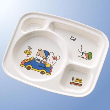 D43KD キドリッコ プレート 大 マルケイ(国際化工) 長角皿 子供用食器