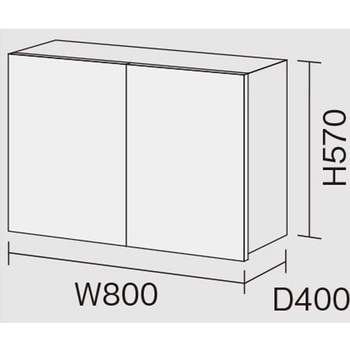 多用途収納 天袋ユニット(H570) 手がけタイプ W800 Panasonic(パナソニック)