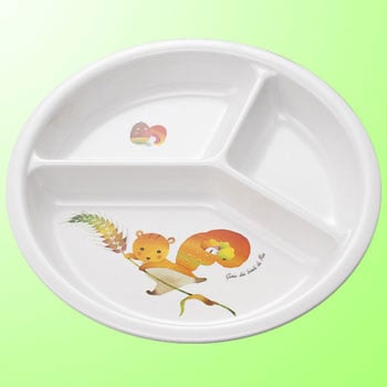 ベリチャイルド 三つ仕切皿 小 マルケイ(国際化工)