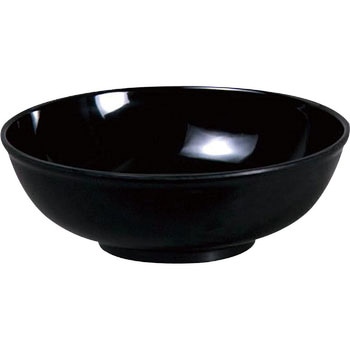 黒釉 タマブチ丼6．5寸 マルケイ(国際化工)
