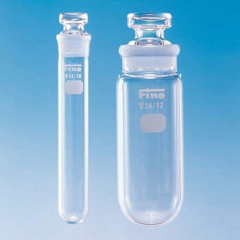 Fine共栓丸底沈殿管 25mL 目盛無し 10入 TGK(東京硝子器械)