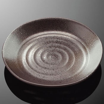 陶漆 18cm丸皿 マルケイ(国際化工)