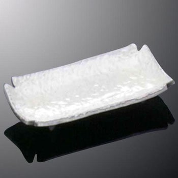 陶漆 7寸隅切長手焼物皿 マルケイ(国際化工)