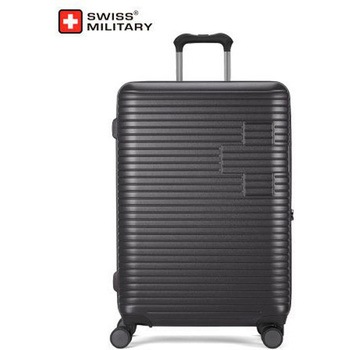 MOTIVAN(モティバン) スーツケース 68cm Lサイズ(無料預入)/78L/5cm拡張/TSAロック/スーツケースカバー・ネームタグ付/カーボングレー SWISS MILITARY