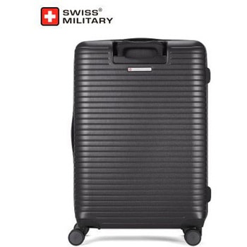 MOTIVAN(モティバン) スーツケース 68cm Lサイズ(無料預入)/78L/5cm拡張/TSAロック/スーツケースカバー・ネームタグ付/カーボングレー SWISS MILITARY