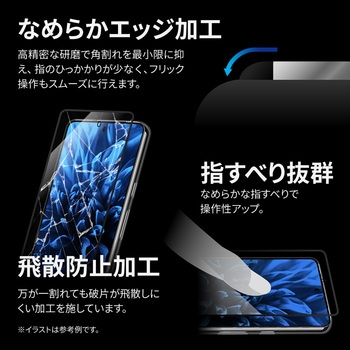 (簡易包装)Google Pixel 8 Pro ガラスフィルム 「GLASS PREMIUM FILM」全面保護 ブルーライトカット MSソリューションズ