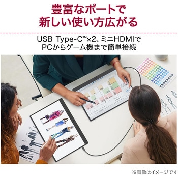 17インチ モバイルモニター(2560x1600/IPS/アンチグレア/TypeCx2/miniHDMI/オートピボット/スピーカー/縦横表示対応スタンド/3年保証) LG