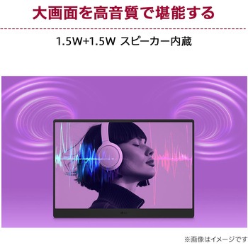 17インチ モバイルモニター(2560x1600/IPS/アンチグレア/TypeCx2/miniHDMI/オートピボット/スピーカー/縦横表示対応スタンド/3年保証) LG