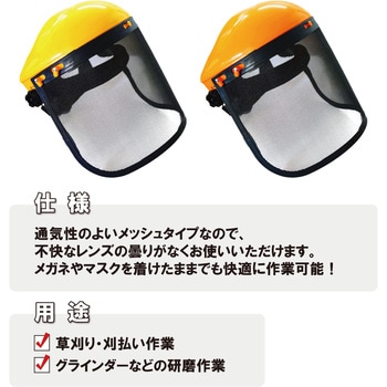 かぶり型 防災面 メッシュ 東安