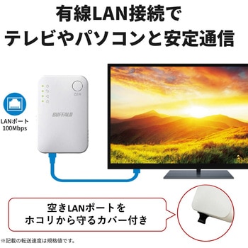 無線LAN中継機 11ac/n/a/g/b 866+300Mbps BUFFALO(バッファロー)